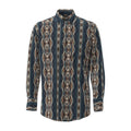 Southwestern Western Shirt – TealBrown 9642728063217