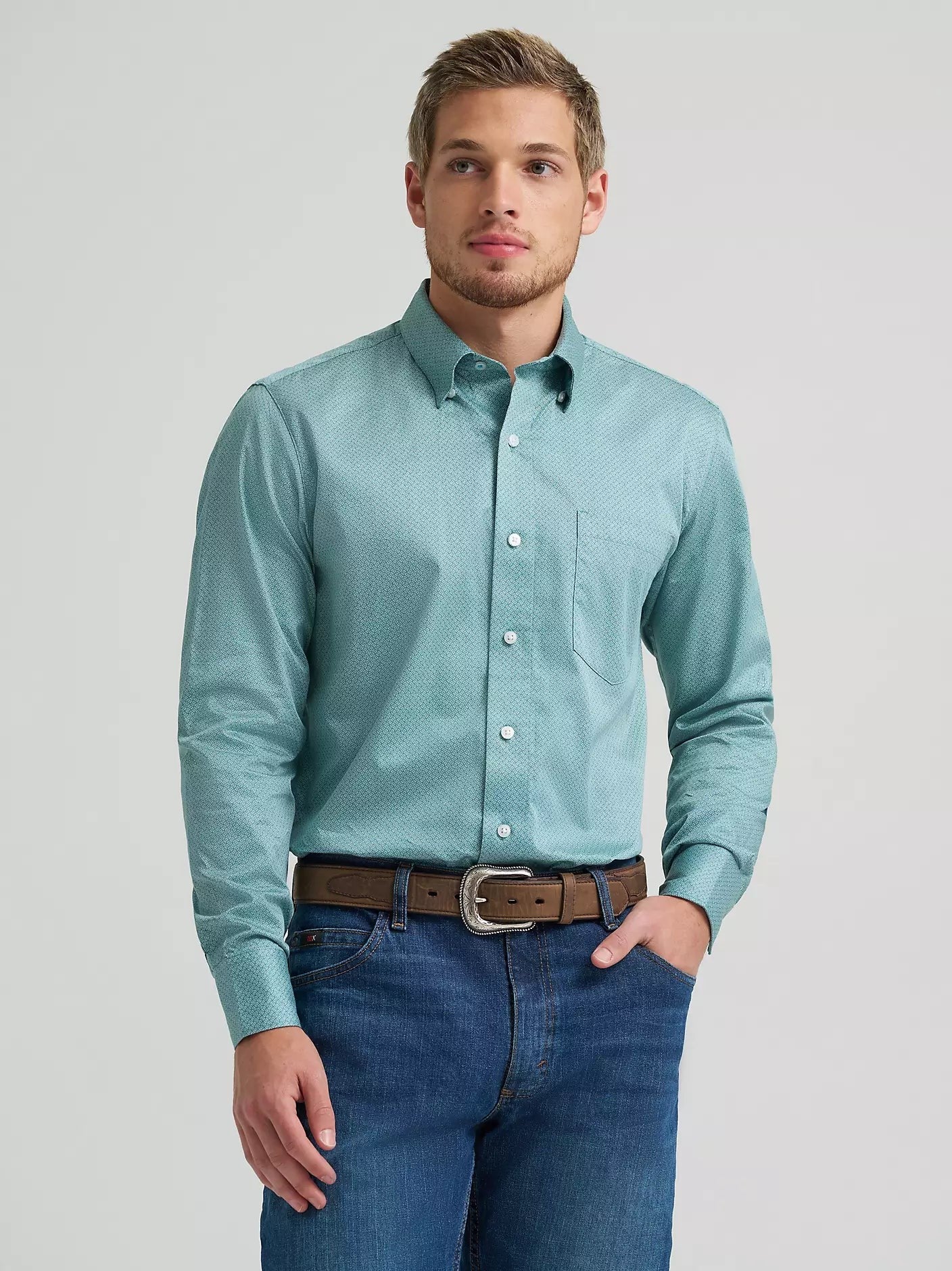 Country Style Button Down Classic Style 9536297173233